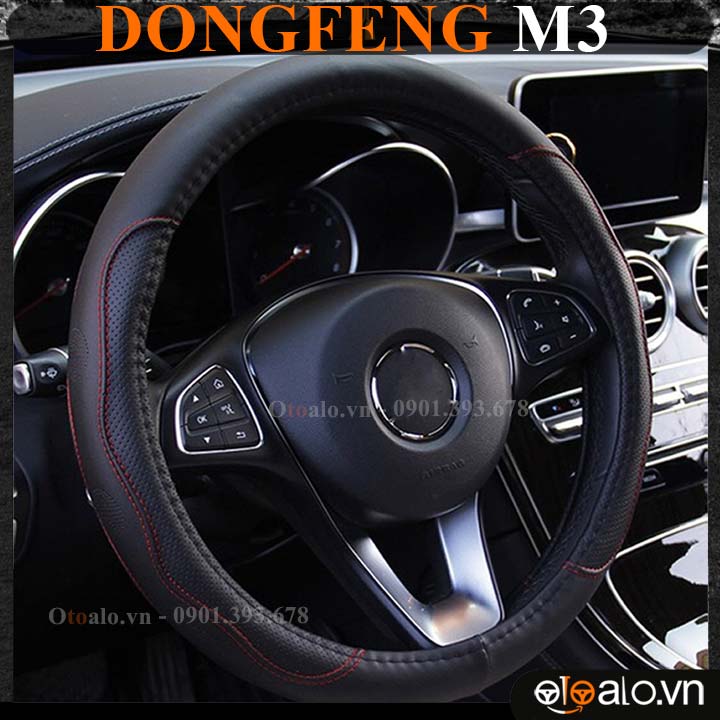 Bọc vô lăng xe Dongfeng M3 da PU cao cấp - OTOALO Bọc vô lăng xe Dongfeng M3 da PU cao cấp - OTOALO