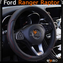 Bọc vô lăng xe Ford Ranger Raptor da PU cao cấp - OTOALO