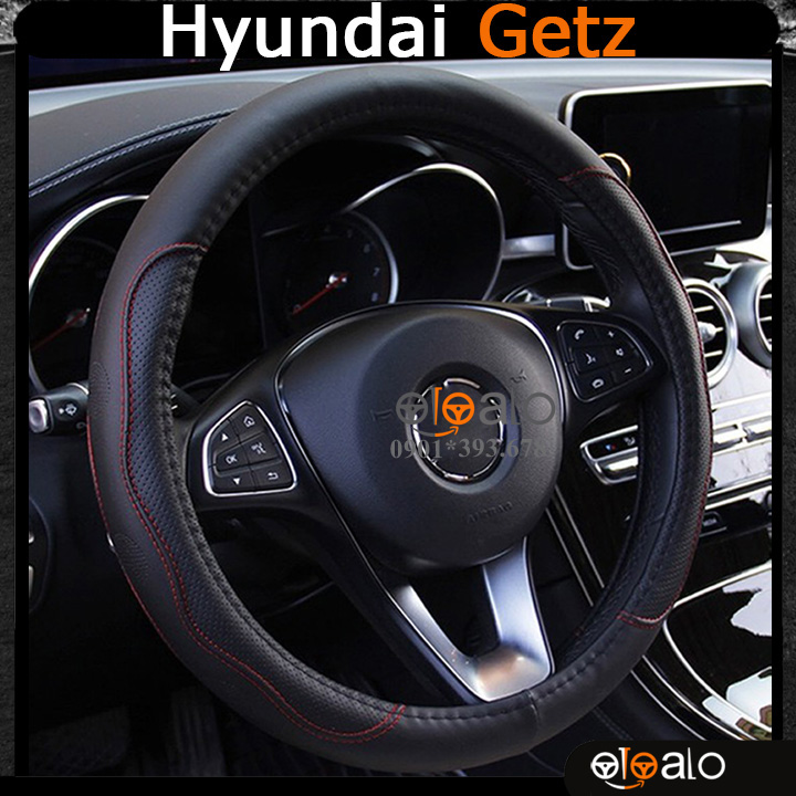 Bọc vô lăng xe Hyundai Getz da PU cao cấp - OTOALO Bọc vô lăng xe Hyundai Getz da PU cao cấp - OTOALO
