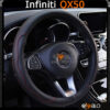 Bọc vô lăng xe Infiniti QX50 da cao cấp lót caosu non - OTOALO