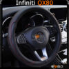 Bọc vô lăng xe Infiniti QX80 da PU cao cấp - OTOALO