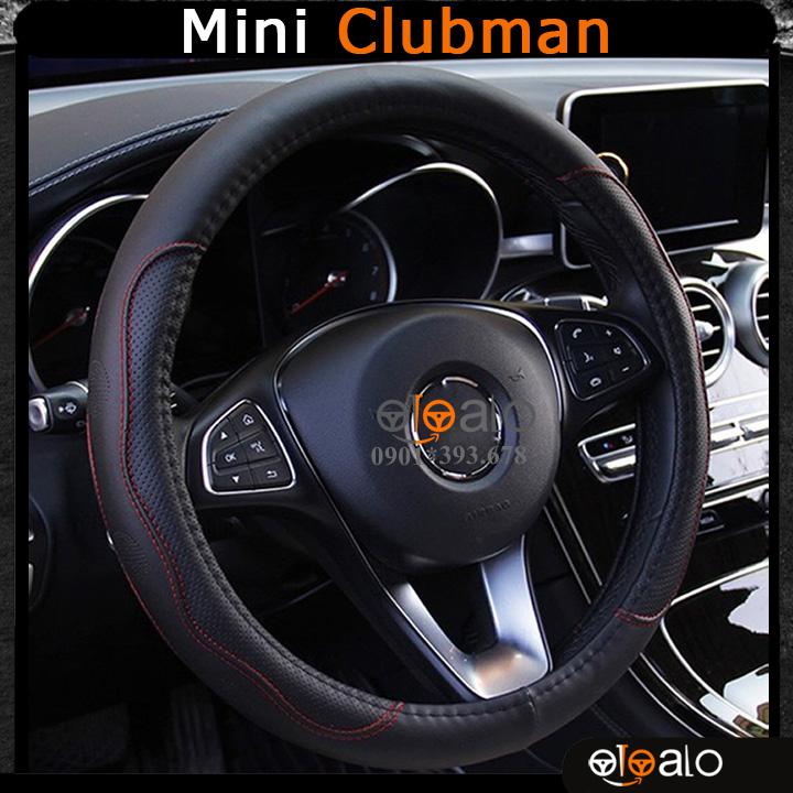 Bọc vô lăng xe MINI Clubman da PU cao cấp - OTOALO Bọc vô lăng xe MINI Clubman da PU cao cấp - OTOALO