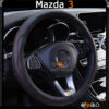Bọc vô lăng xe Mazda 3 da cao cấp lót caosu non - OTOALO