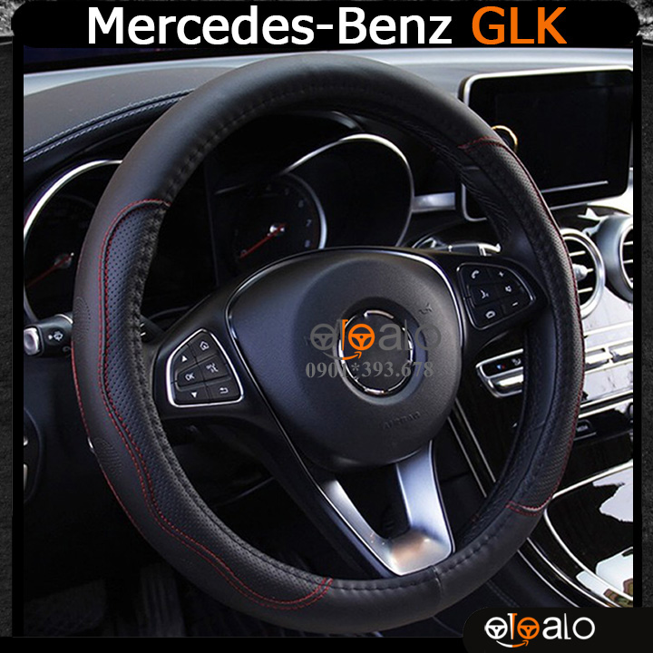 Bọc vô lăng xe Mercedes GLK da cao cấp lót caosu non - OTOALO Bọc vô lăng xe Mercedes GLK da cao cấp lót caosu non - OTOALO