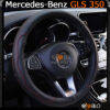 Bọc vô lăng xe Mercedes GLS da cao cấp lót caosu non - OTOALO