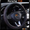 Bọc vô lăng xe Porsche 718 da PU cao cấp - OTOALO