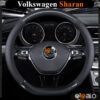 Bọc vô lăng xe Volkswagen Sharan da cao cấp lót caosu non - OTOALO