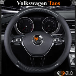 Bọc vô lăng xe Volkswagen Taos da PU cao cấp - OTOALO