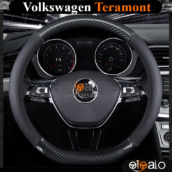 Bọc vô lăng xe Volkswagen Teramont da PU cao cấp - OTOALO