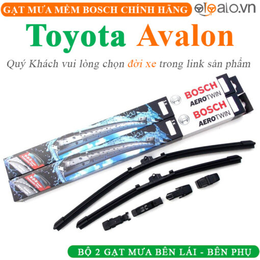 Gạt mưa ô tô Toyota Avalon đời xe từ năm 2007 đến 2011 Bosch AeroTwin Plus - OTOALO