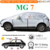 Bạt phủ nóc xe MG 7 vải dù 3 lớp - OTOALO