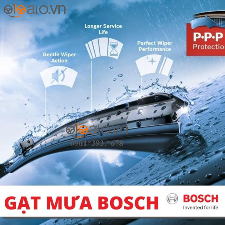 Gạt mưa sau xe ô tô Bosch cao cấp