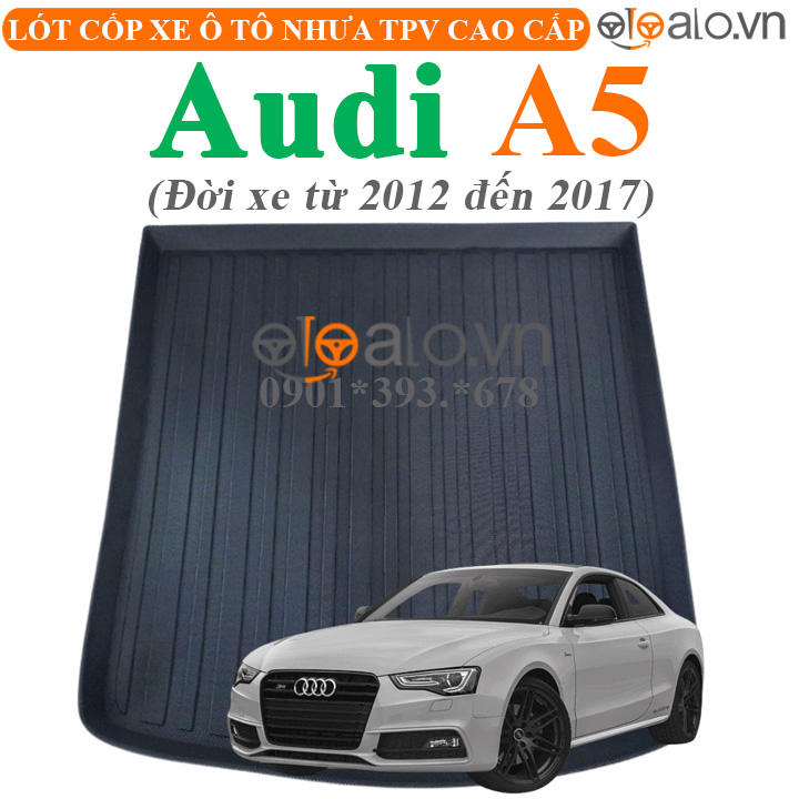 Thảm lót cốp Audi A5 đời xe từ năm 2012 đến 2017 nhựa TPV cao cấp - OTOALO Thảm lót cốp Audi A5 đời xe từ năm 2012 đến 2017 nhựa TPV cao cấp - OTOALO