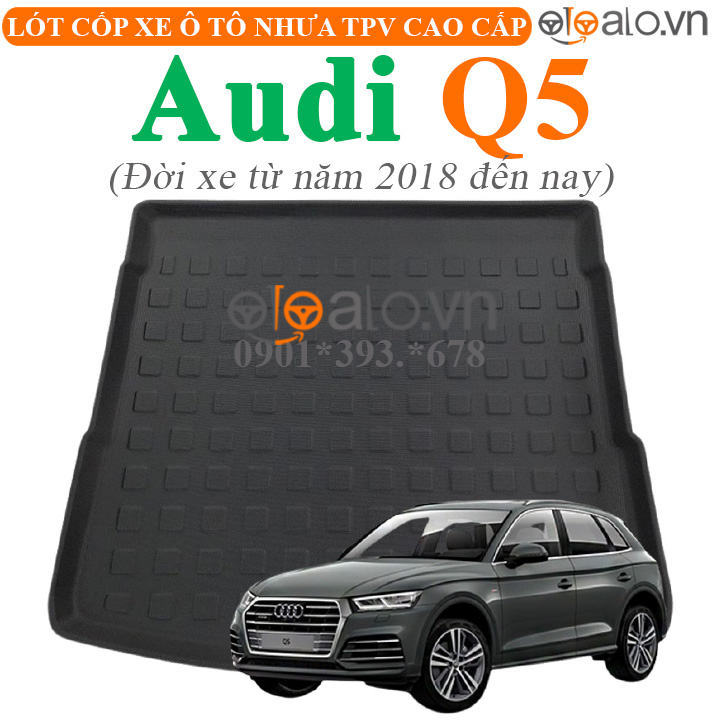 Thảm lót cốp Audi Q5 đời xe từ năm 2018 đến hiện tại nhựa TPV cao cấp - OTOALO Thảm lót cốp Audi Q5 đời xe từ năm 2018 đến hiện tại nhựa TPV cao cấp - OTOALO