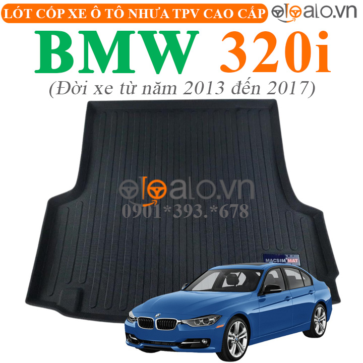 Thảm lót cốp BMW 320i đời xe từ năm 2013 đến 2017 nhựa TPV cao cấp - OTOALO Thảm lót cốp BMW 320i đời xe từ năm 2013 đến 2017 nhựa TPV cao cấp - OTOALO