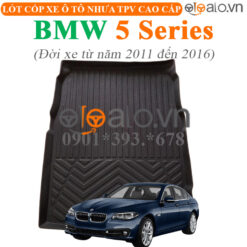 Thảm lót cốp BMW 5 Series đời xe từ năm 2011 đến 2016 nhựa TPV cao cấp - OTOALO