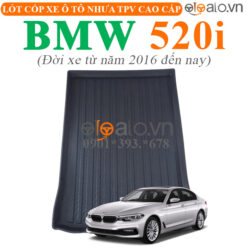 Thảm lót cốp BMW 520i đời xe từ năm 2016 đến hiện tại nhựa TPV cao cấp - OTOALO