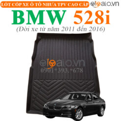 Thảm lót cốp BMW 528i đời xe từ năm 2011 đến 2016 nhựa TPV cao cấp - OTOALO