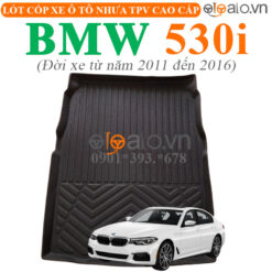 Thảm lót cốp BMW 530i đời xe từ năm 2011 đến 2016 nhựa TPV cao cấp - OTOALO