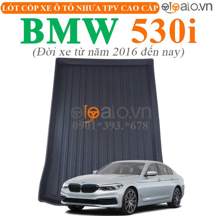 Thảm lót cốp BMW 530i đời xe từ năm 2016 đến hiện tại nhựa TPV cao cấp - OTOALO Thảm lót cốp BMW 530i đời xe từ năm 2016 đến hiện tại nhựa TPV cao cấp - OTOALO