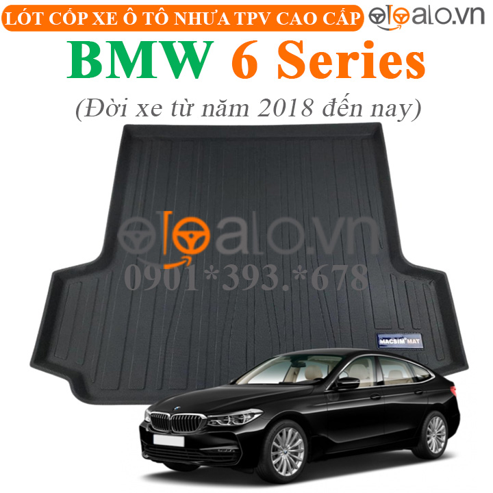 Thảm lót cốp BMW 6 Series đời xe từ năm 2018 đến hiện tại nhựa TPV cao cấp - OTOALO Thảm lót cốp BMW 6 Series đời xe từ năm 2018 đến hiện tại nhựa TPV cao cấp - OTOALO