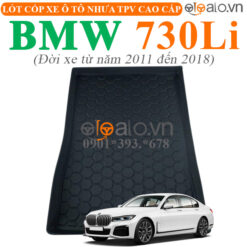 Thảm lót cốp BMW 730Li đời xe từ năm 2011 đến 2018 nhựa TPV cao cấp - OTOALO