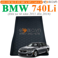 Thảm lót cốp BMW 740Li đời xe từ năm 2011 đến 2018 nhựa TPV cao cấp - OTOALO