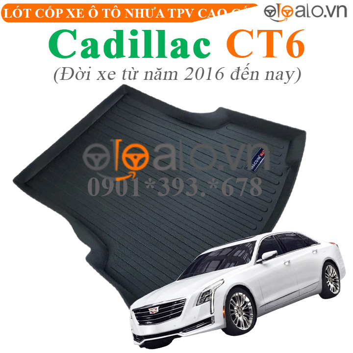Thảm lót cốp Cadillac CT6 đời xe từ năm 2016 đến hiện tại nhựa TPV cao cấp - OTOALO Thảm lót cốp Cadillac CT6 đời xe từ năm 2016 đến hiện tại nhựa TPV cao cấp - OTOALO