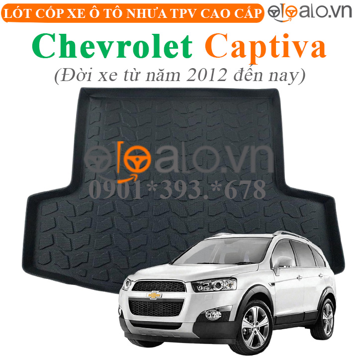 Thảm lót cốp Chevrolet Captiva đời xe từ năm 2012 đến hiện tại nhựa TPV cao cấp - OTOALO Thảm lót cốp Chevrolet Captiva đời xe từ năm 2012 đến hiện tại nhựa TPV cao cấp - OTOALO