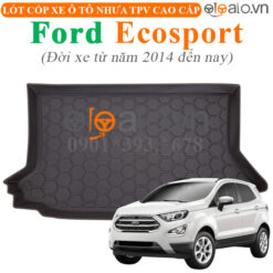 Thảm lót cốp Ford Ecosport đời xe từ năm 2014 đến nay nhựa TPV cao cấp - OTOALO