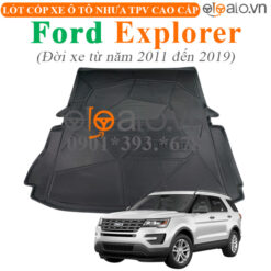 Thảm lót cốp Ford Explorer đời xe từ năm 2011 đến 2019 nhựa TPV cao cấp - OTOALO