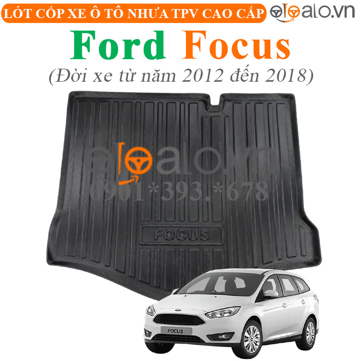 Thảm lót cốp Ford Focus đời xe từ năm 2012 đến 2018 nhựa TPV cao cấp - OTOALO Thảm lót cốp Ford Focus đời xe từ năm 2012 đến 2018 nhựa TPV cao cấp - OTOALO