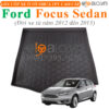 Thảm lót cốp Ford Focus (Sedan) đời xe từ năm 2012 đến 2015 nhựa TPV cao cấp - OTOALO