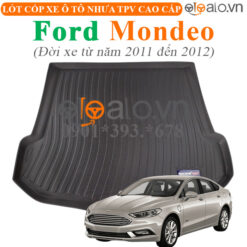 Thảm lót cốp Ford Mondeo đời xe từ năm 2011 đến 2012 nhựa TPV cao cấp - OTOALO