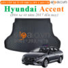 Thảm lót cốp Hyundai Accent đời xe từ năm 2017 đến hiện tại nhựa TPV cao cấp - OTOALO
