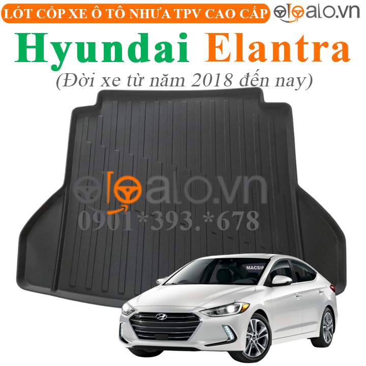 Thảm lót cốp Hyundai Elantra đời xe từ năm 2018 đến hiện tại nhựa TPV cao cấp - OTOALO Thảm lót cốp Hyundai Elantra đời xe từ năm 2018 đến hiện tại nhựa TPV cao cấp - OTOALO