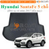 Thảm lót cốp Hyundai Santafe 5 chỗ đời xe từ năm 2017 đến hiện tại nhựa TPV cao cấp - OTOALO