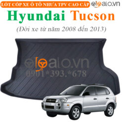 Thảm lót cốp Hyundai Tucson đời xe từ năm 2008 đến 2013 nhựa TPV cao cấp - OTOALO