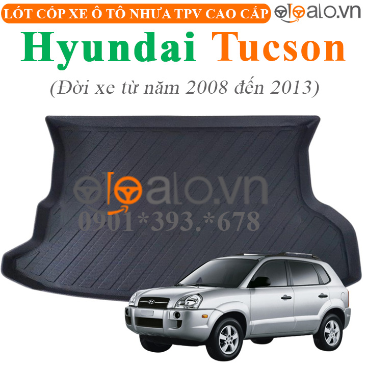 Thảm lót cốp Hyundai Tucson đời xe từ năm 2008 đến 2013 nhựa TPV cao cấp - OTOALO Thảm lót cốp Hyundai Tucson đời xe từ năm 2008 đến 2013 nhựa TPV cao cấp - OTOALO