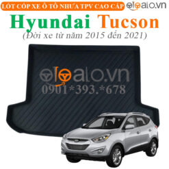 Thảm lót cốp Hyundai Tucson đời xe từ năm 2015 đến 2021 nhựa TPV cao cấp - OTOALO