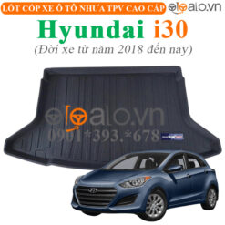 Thảm lót cốp Hyundai i30 đời xe từ năm 2018 đến hiện tại nhựa TPV cao cấp - OTOALO