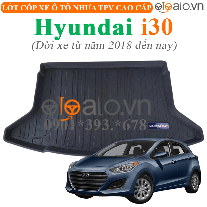 Thảm lót cốp Hyundai i30 đời xe từ năm 2018 đến hiện tại nhựa TPV cao cấp - OTOALO Thảm lót cốp Hyundai i30 đời xe từ năm 2018 đến hiện tại nhựa TPV cao cấp - OTOALO