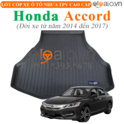 Thảm lót cốp Honda Accord đời xe từ năm 2014 đến 2017 nhựa TPV cao cấp - OTOALO