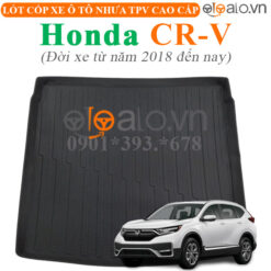 Thảm lót cốp Honda CRV đời xe từ năm 2018 đến hiện tại nhựa TPV cao cấp - OTOALO