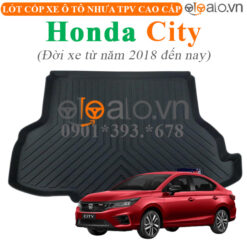 Thảm lót cốp Honda City đời xe từ năm 2018 đến hiện tại nhựa TPV cao cấp - OTOALO