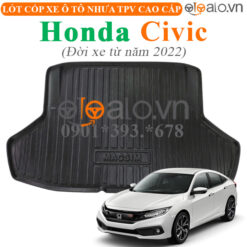 Thảm lót cốp Honda Civic đời xe năm 2022 nhựa TPV cao cấp - OTOALO