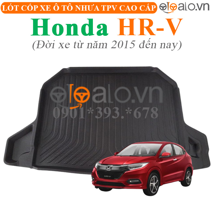 Thảm lót cốp Honda HRV đời xe từ năm 2015 đến hiện tại nhựa TPV cao cấp - OTOALO Thảm lót cốp Honda HRV đời xe từ năm 2015 đến hiện tại nhựa TPV cao cấp - OTOALO