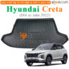 Thảm lót cốp Hyundai Creta đời xe năm 2022 nhựa TPV cao cấp - OTOALO