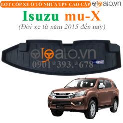 Thảm lót cốp Isuzu mu-X đời xe từ năm 2015 đến hiện tại nhựa TPV cao cấp - OTOALO