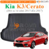 Thảm lót cốp Kia K3 đời xe từ năm 2017 đến hiện tại nhựa TPV cao cấp - OTOALO